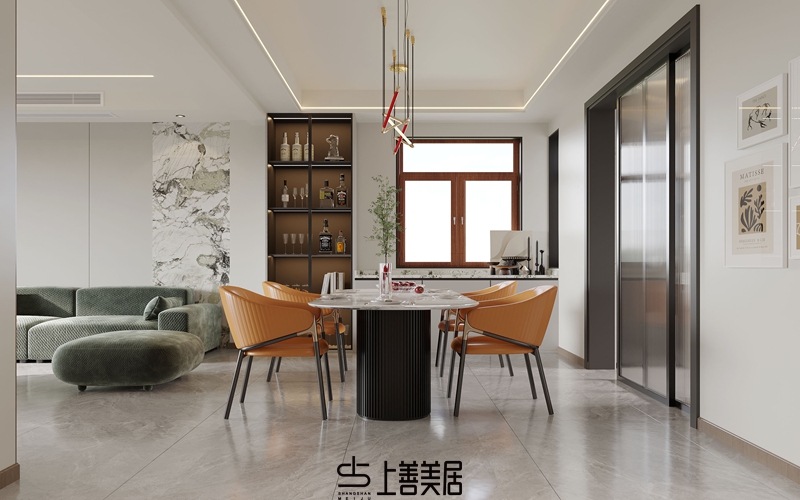 秀水名邸轻奢风格效果图01