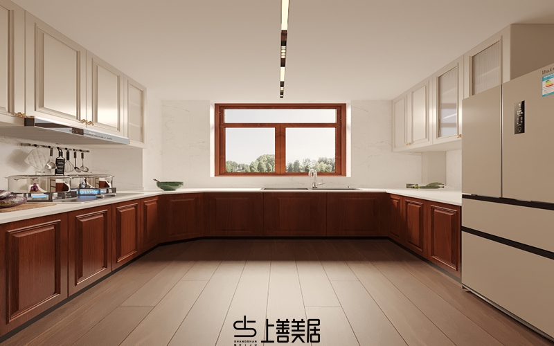 德贤华府160㎡美式装修案例