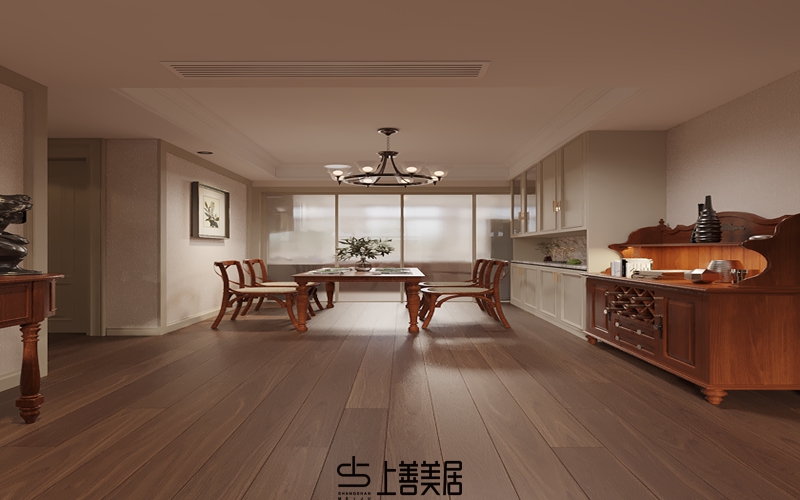德贤华府160平美式效果图01