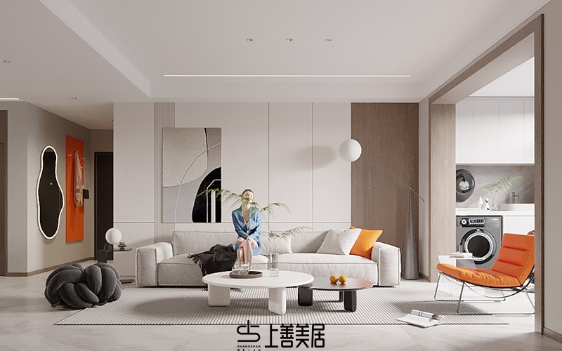 国仕山140㎡现代简约装修效果图