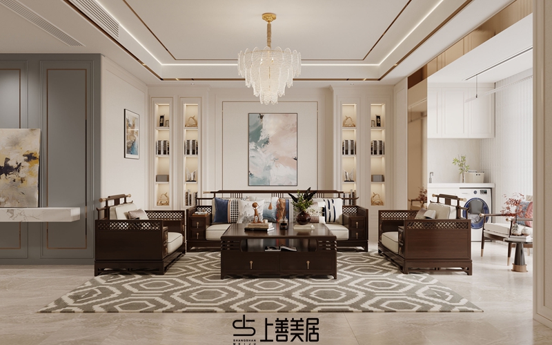 德贤华府160平简欧风格效果图