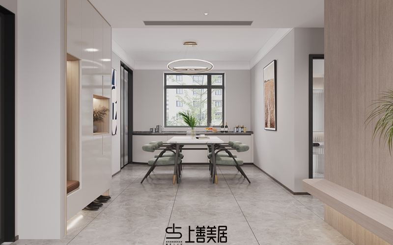 格林公馆140平现代简约风格效果图07