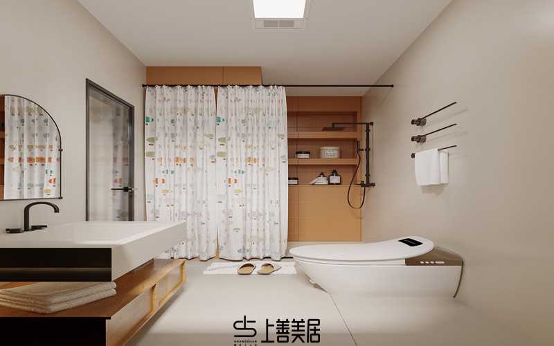 孔雀城350㎡田园风别墅装修设计