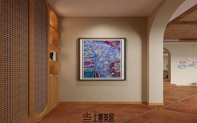 孔雀城350平米田园风装修图16
