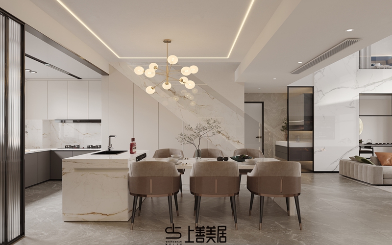 康城紫玉府140现代简约风格效果图05