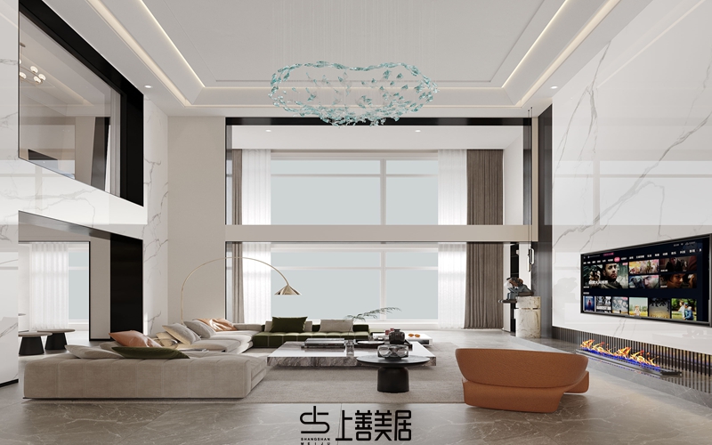 康城紫玉府140现代简约风格效果图17
