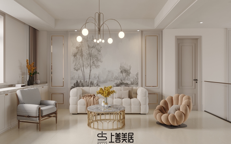 保定康城紫玉府140㎡轻奢装修案例