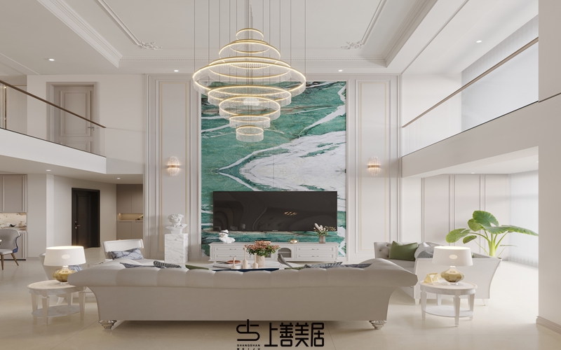 保定康城紫玉府140轻奢风格效果图02
