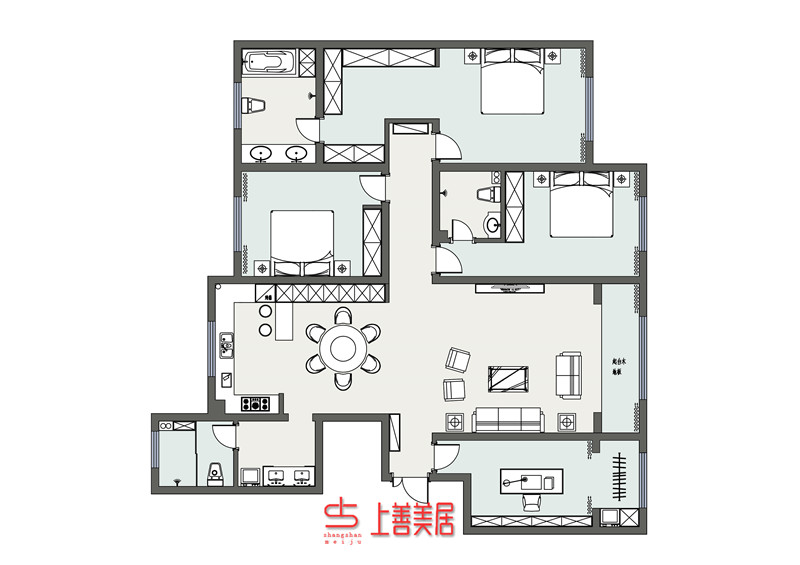 荣盛城120㎡ 现代