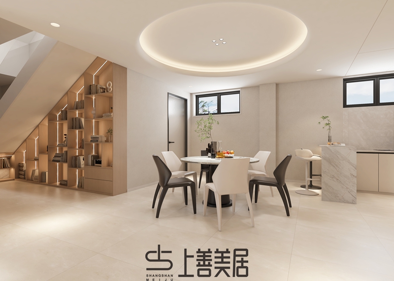 铜冶200㎡自建房现代风格装修设计