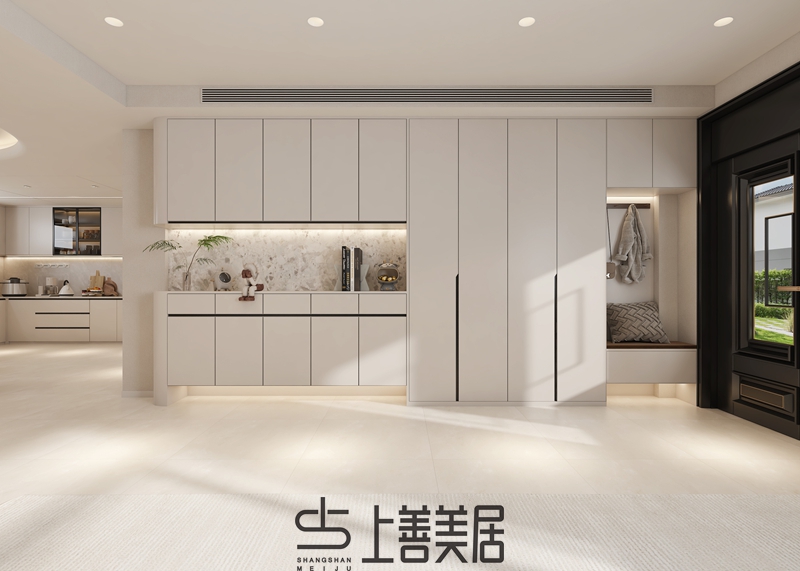 铜冶200㎡自建房现代风格装修设计